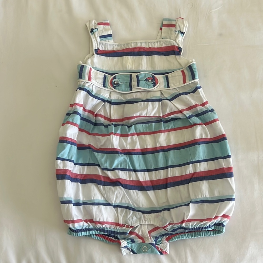 Janie & Jack Fourth of July Romper